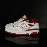 NEW BALANCE : New Balance 550, Blanc/ Rouge