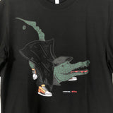 LACOSTE : Men's T-Shirt Lacoste X Netflix, Lupin, Black