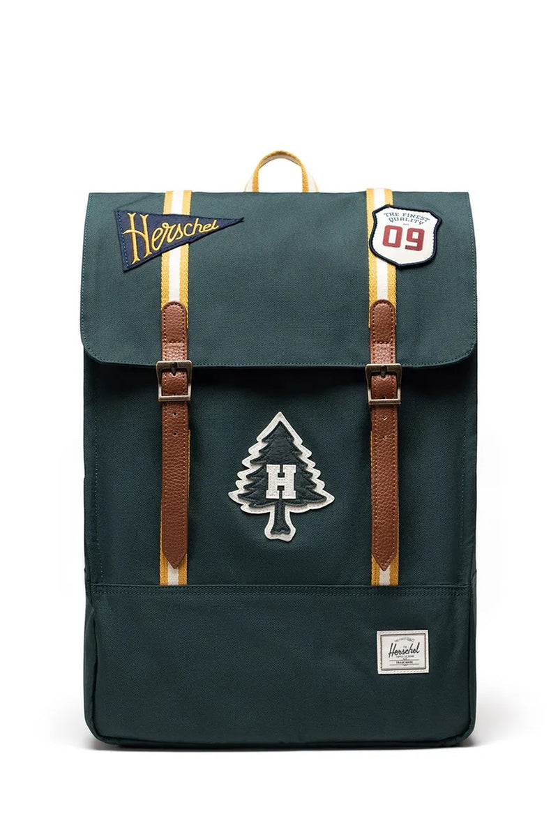 HERSCHEL : Herschel Survey Sac À Dos, Patches Vert Gables