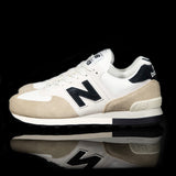 NEW BALANCE : New Balance 574 Homme, Blanc/ Beige