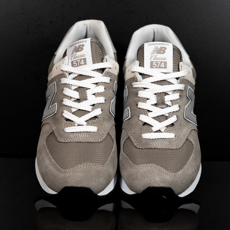 NEW BALANCE : New Balance 574 Homme, Blanc/ Gris