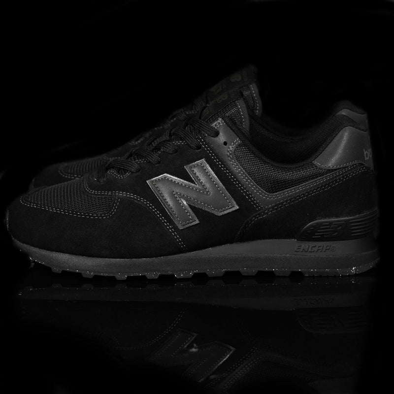 NEW BALANCE : New Balance 574 Homme, Noir/ Noir