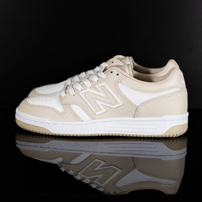 NEW BALANCE : New Balance 480 Femme, Gris / Blanc