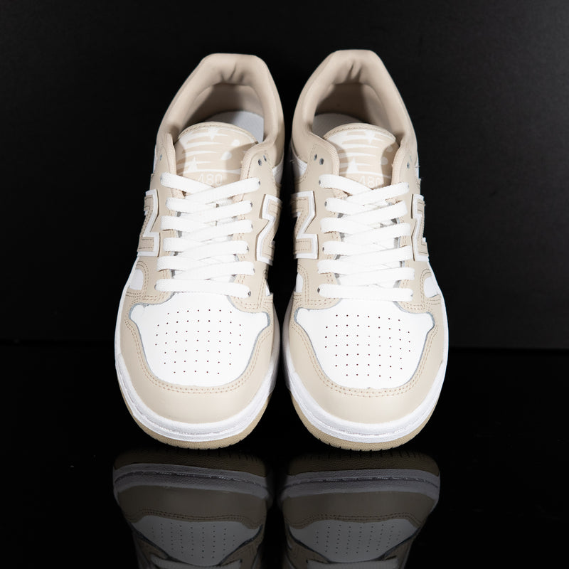 NEW BALANCE : New Balance 480 Femme, Gris / Blanc