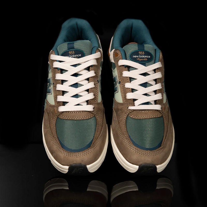NEW BALANCE : New Balance 933 Numeric Andrew Reynolds, Brun Vert