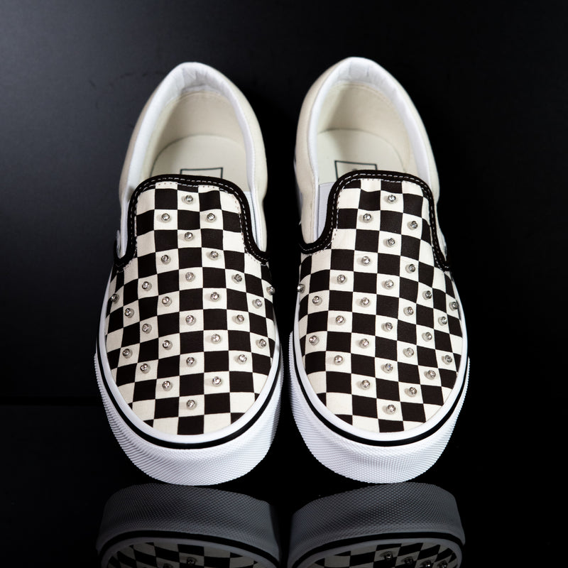 VANS : Vans Classic Slip-On, Damier Brillant