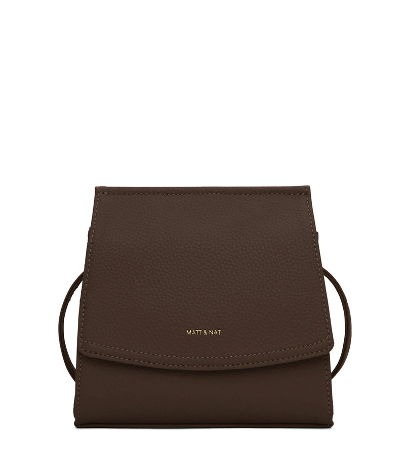 MATT&NAT: ERIKA Purity Vegan Sac Bamdoulière, Brun Chocolat