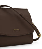 MATT&NAT: ERIKA Purity Vegan Sac Bamdoulière, Brun Chocolat