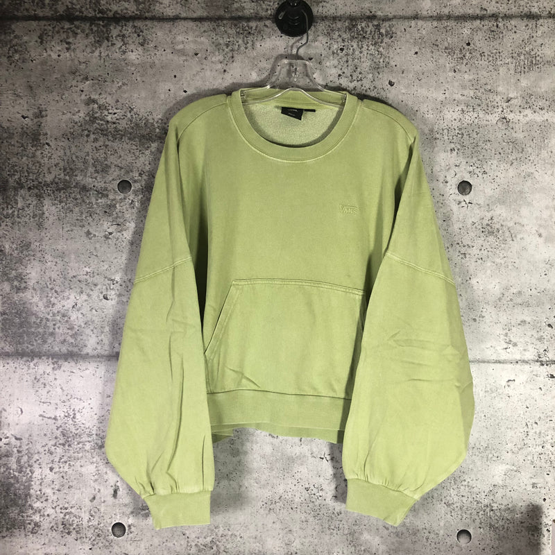 VANS : Pull ras du cou Time Off, Femme, Vert