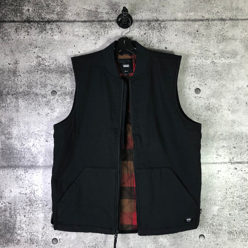 VANS : Vans Plaid Talbot Veste,Homme, Noir