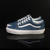 VANS : Unisex Vans Old Skool Denim Blue/ White