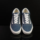 VANS : Unisex Vans Old Skool Denim Blue/ White