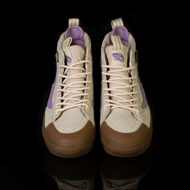 VANS : Vans Mte SK8-Hi Imperméable, Femme, Beige/ Violet