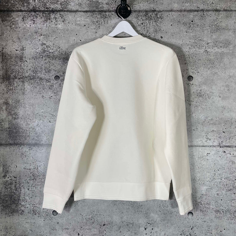 LACOSTE : Pull Col Rond Lacoste Logo Relief