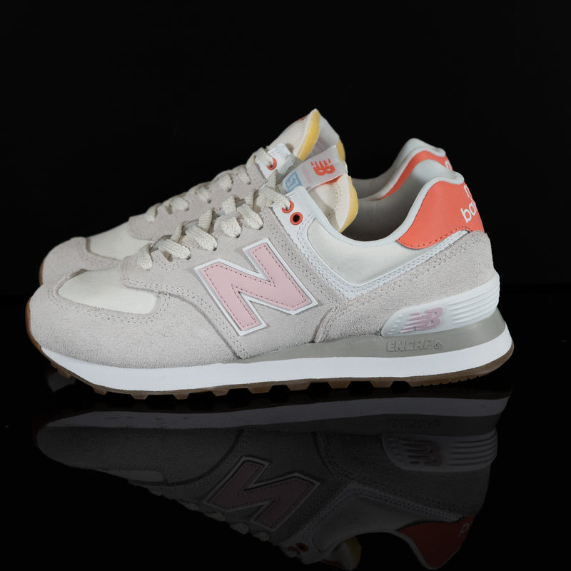 NEW BALANCE : New Balance 574, Femme, Gris/ Rose