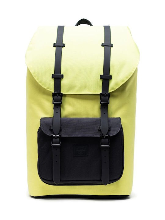 HERSCHEL : Sac à Dos Little America, Jaune Noir
