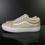 VANS : Unisex Vans Old Skool, Beige/ Blanc