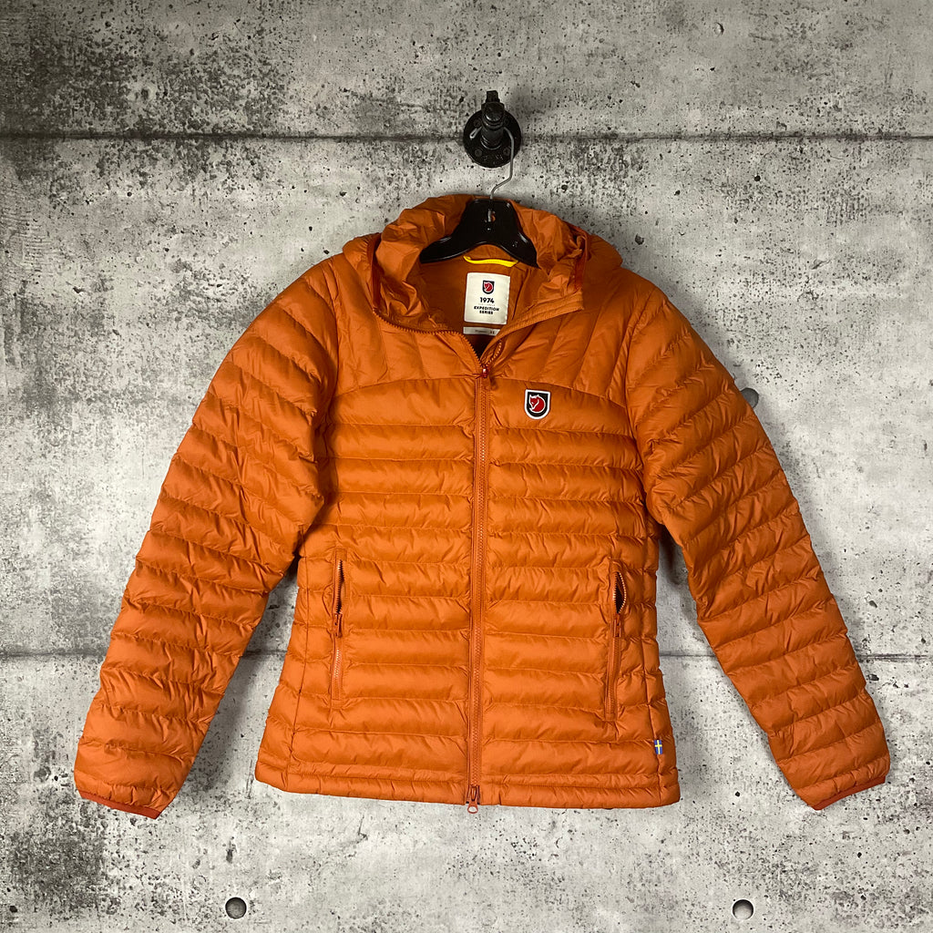 FJALLRAVEN : Women's Expedition Latt Hoodie, Terracotta Brown – O.N.E