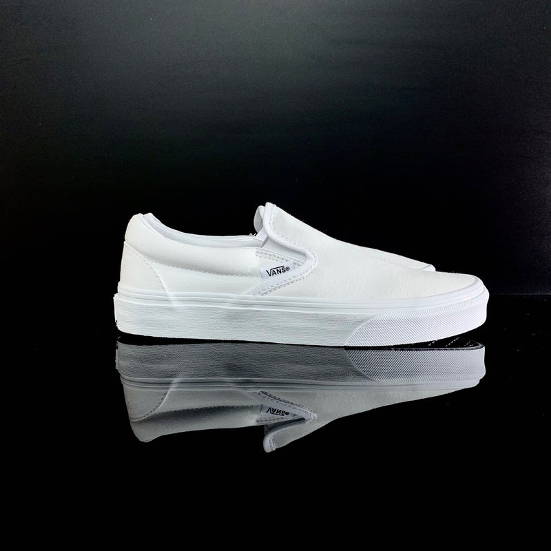 VANS : Unisex Classic Slip-On, Blanc