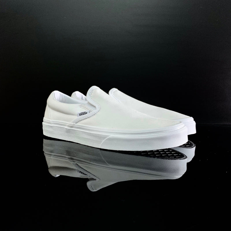 VANS : Unisex Classic Slip-On, Blanc