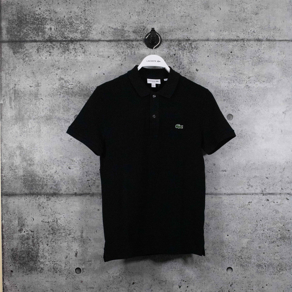 LACOSTE : Men's Petit Piqué Slim Fit Polo Shirt, Black